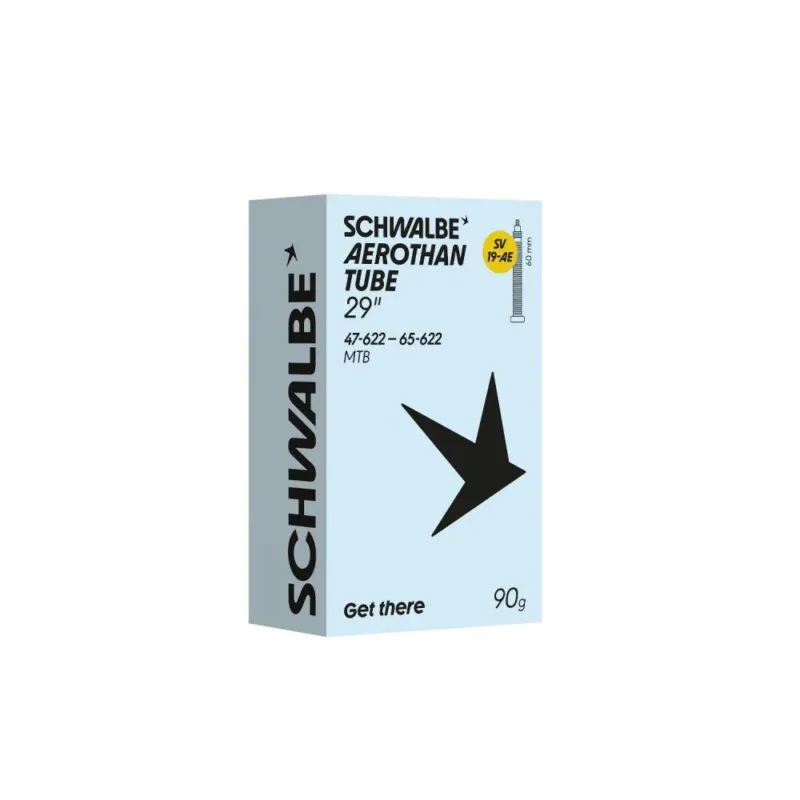 Top-Preis Schwalbe SCHLAUCH AEROTHAN SV19 Alu 28 & 29 Zoll (47/65-622) 47 ROT - ultraleichter - Fahrradschlauch