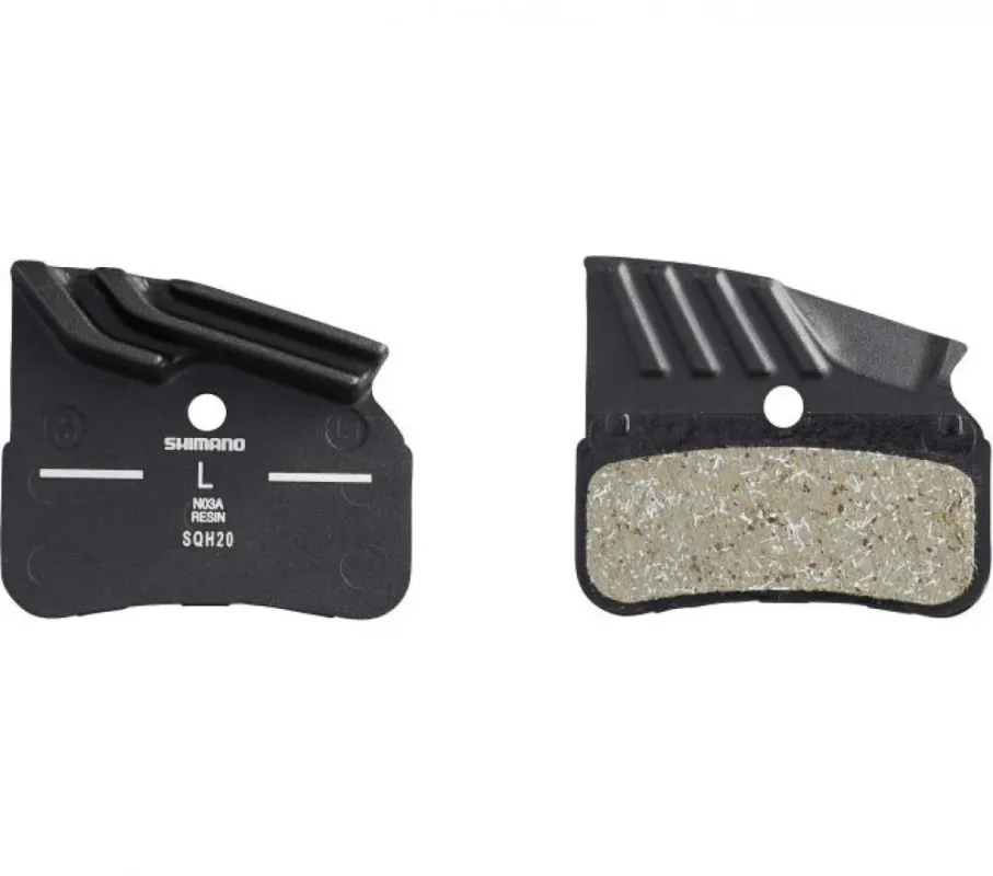 Direktkauf SHIMANO Scheibenbremsbelag N03A-RF Resin Aluträger - leise Power und optimale Dosierbarkeit - Bremsbelaege