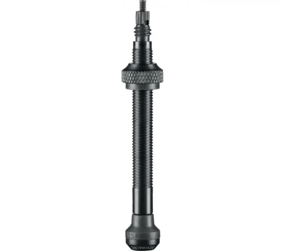 Wochenendangebot Schwalbe Tubeless-Ventil 60 mm Aluminium Schwarz - 2er Set für TL-Ready Felgen