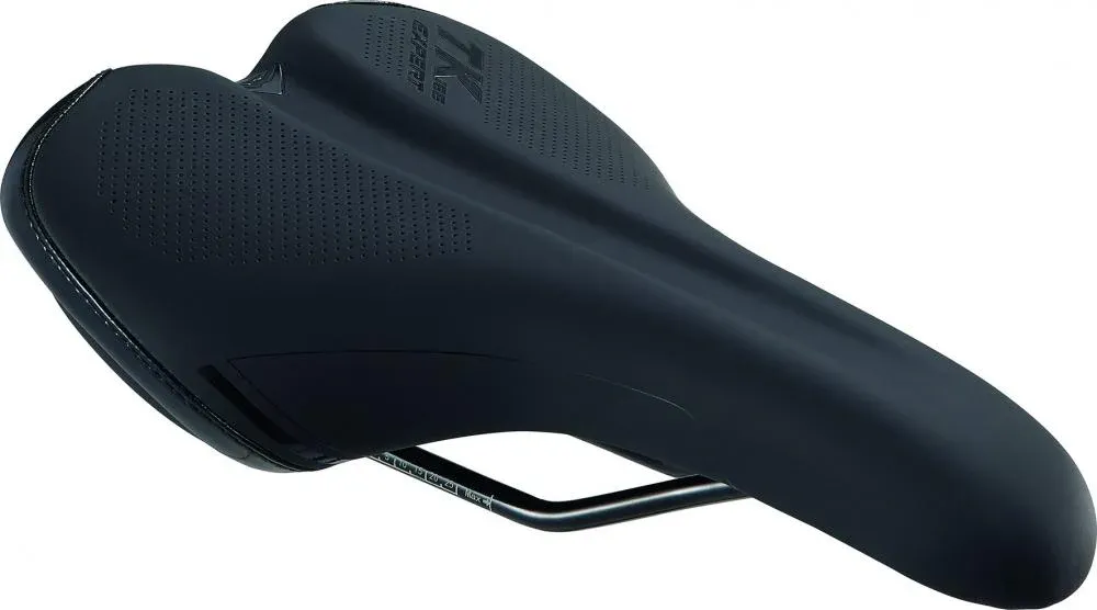 Merida Sattel EXPERT TK 276×166 mm Schwarz - Unisex Trekking-Sattel mit V-Mount Gratis Versand