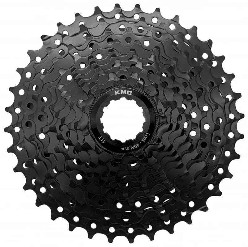 Schneller Versand KMC REACT Kassette 10-fach, 11-36Z, Schwarz - Shimano HG kompatibel