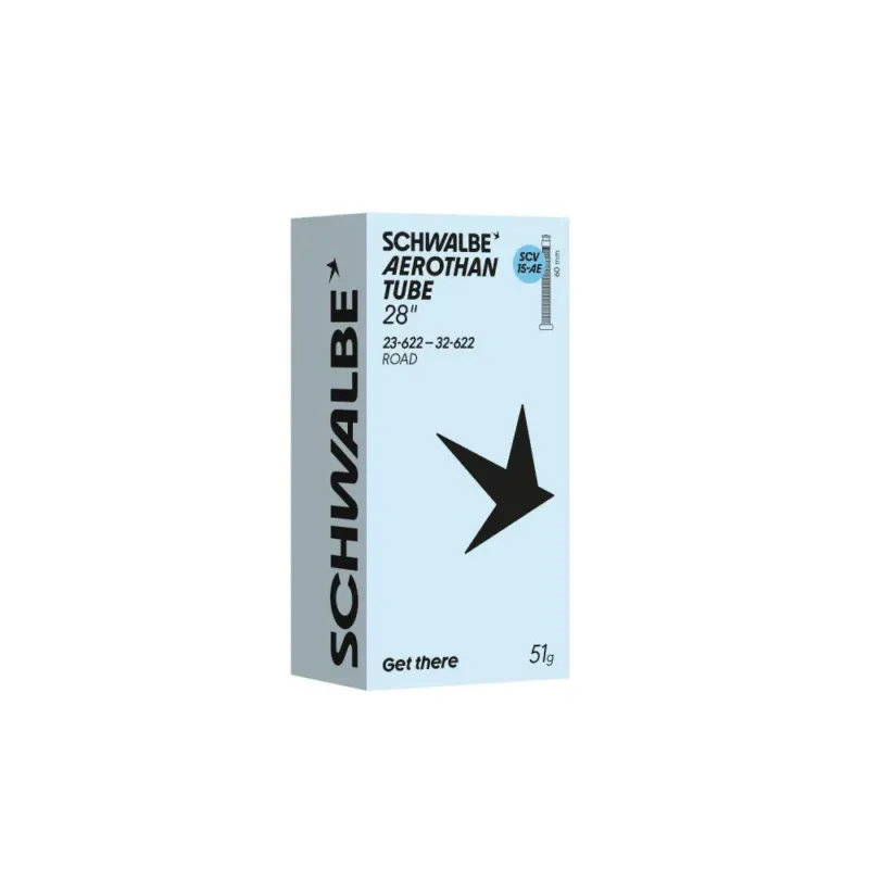 Schwalbe Aerothan Schlauch SV15 23/32-622 60 mm - ultraleicht & pannensicher Echt