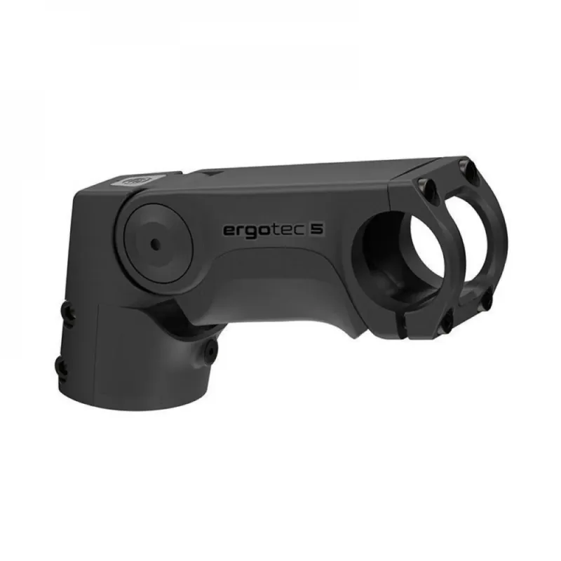Ergotec Vorbau Sepia XL FI Ahead 50 - 90 mm verstellbar 0°-60°, Ø 31,8 mm, Alu 6061 T6, Kabelführung, Safety Level 5, schwarz-sandgestrahlt Online Kaufen