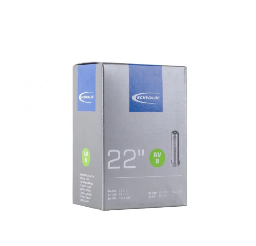 Wochenendangebot Schwalbe Schlauch AV8 22 Zoll mit AV 40 mm Ventil - zuverlässiger Fahrradschlauch