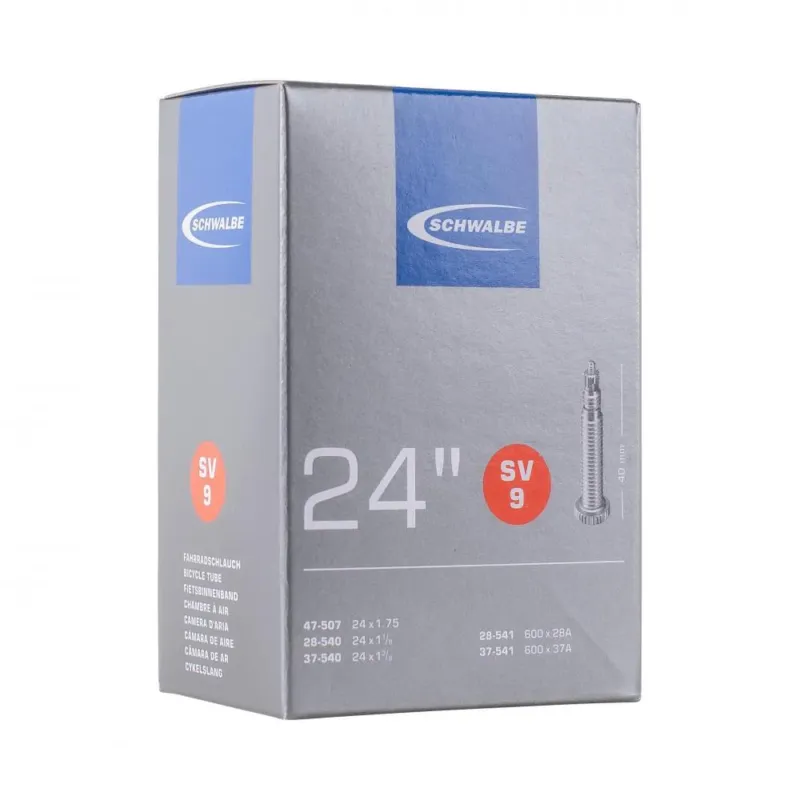 Heißes Angebot Schwalbe SCHLAUCH SV9 28/47-507/541 40mm 28 - zuverlässiger Fahrradschlauch mit Auto-Ventil