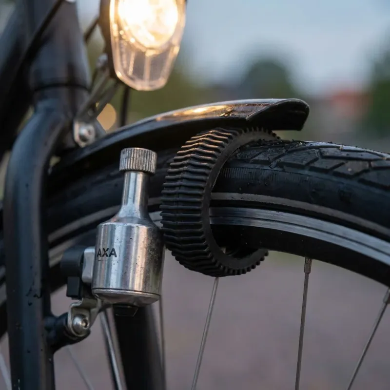 Sichere Zahlung Axa HR Rubber Runner Ersatzlaufrad 2-teilig - leiser Lauf für Dynamo in neuester Version