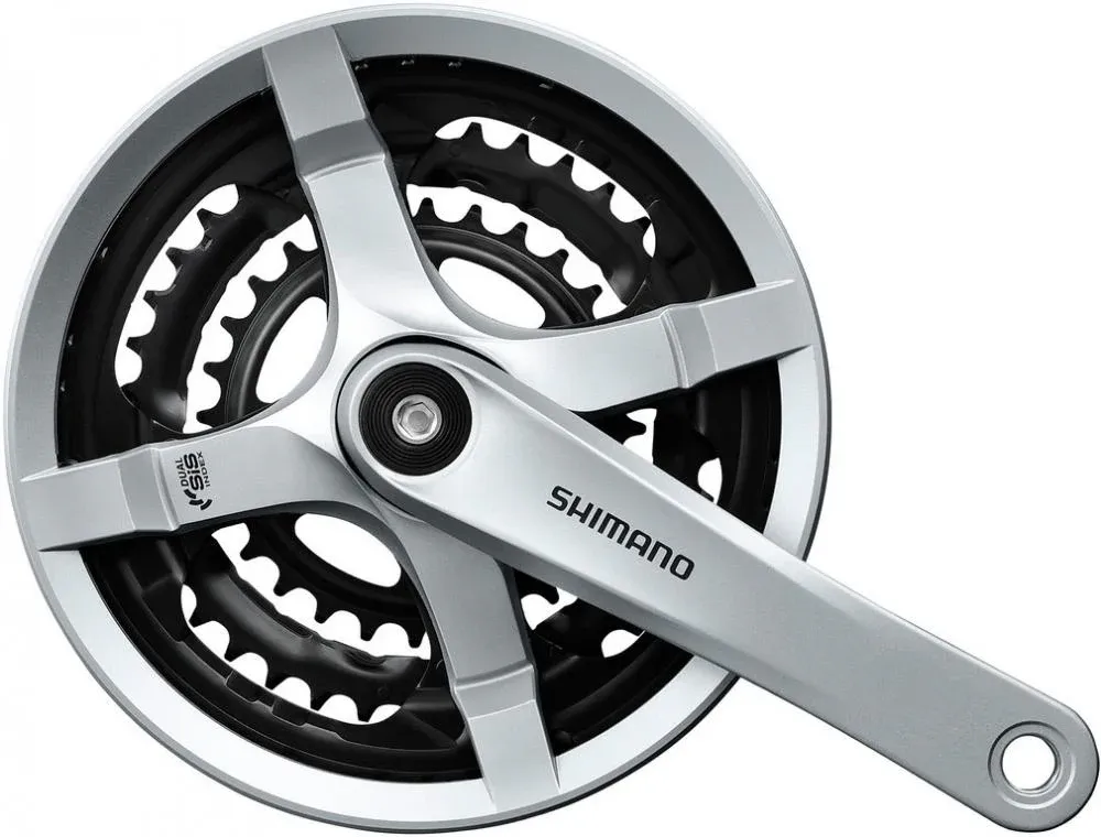 SHIMANO Kurbelgarnitur TOURNEY FC-TY501 Kurbelgarnitur - 6-fach, 7-fach, 8-fach, 170 mm, 48-38, 28 Zähne Kostenloser Versand