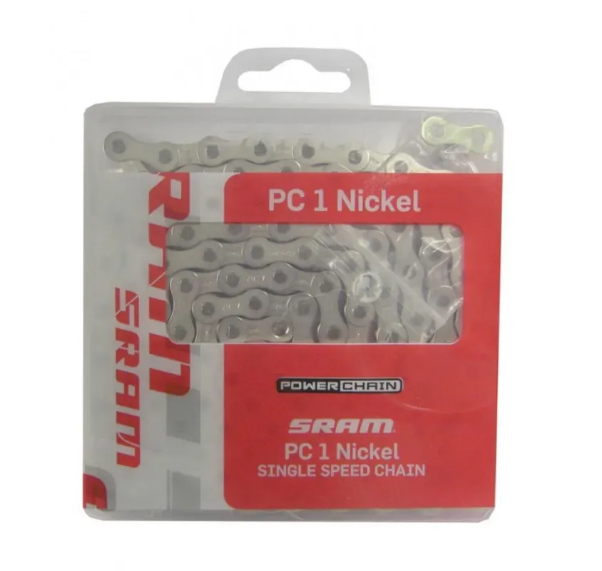 SRAM Kette PC 1 Nickel Singlespeed, snap on, 114 Glieder - 114 Glieder Jetzt Bestellen