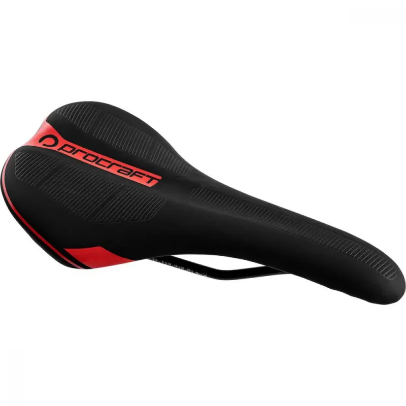 Procraft Sattel Race 278 x 140 mm Rot - sportlicher Rennradsattel für effizientes Fahren Neue Ware