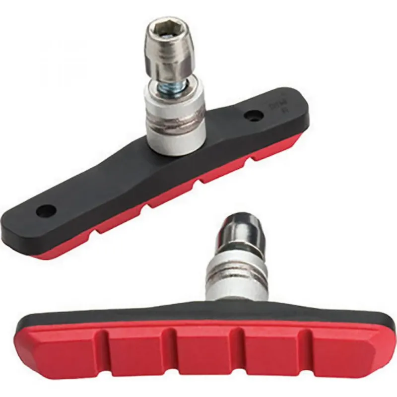 Jagwire Mountain Sport Bremsschuhe V-Brake Rot - All-Weather Bremsleistung Direkt Vom Hersteller