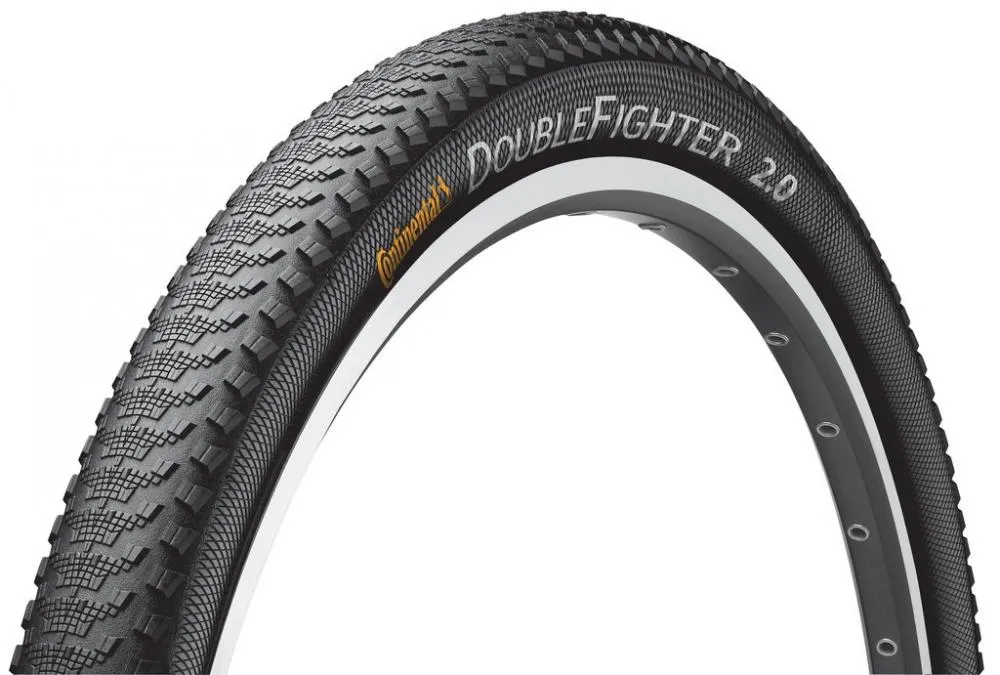 Sale Continental Fahrradreifen Double Fighter III 20x1.75 Zoll 47-406 schwarz