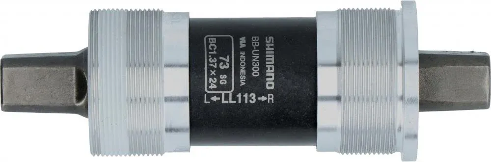Letzte Chance SHIMANO Innenlager UN300 73/113mm BSA - Zuverlässiges BSA-Innenlager für langlebigen Antrieb
