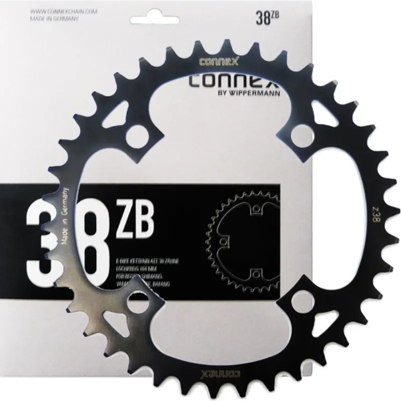 Connex Kettenblatt E-Bike Bosch Shimano Yamaha Brose 38 Zähne schwarz Ø104mm 6801-10SE-0380 Nur Heute