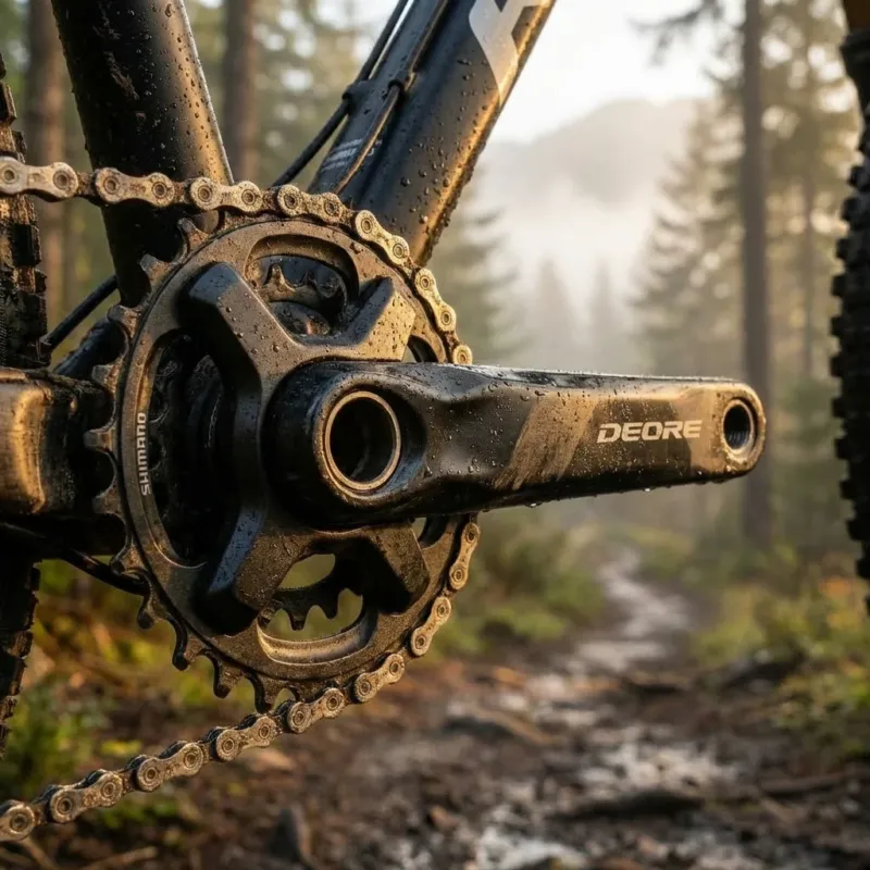Wochenendangebot SHIMANO Kettenblatt DEORE FC-M617/660 22 Zähne - präziser Antrieb für 2x10 & 3x9