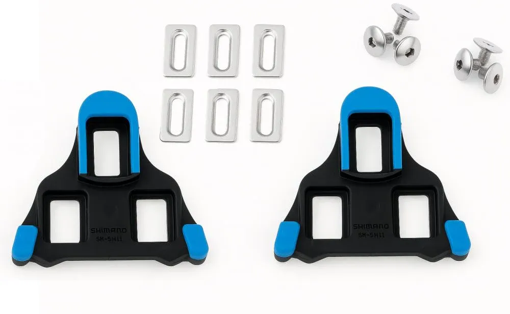 Shimano SPD-SL Schuhplatten SM-SH12 Blau - präziser, effizienter Rennrad-Klick Ausverkauf