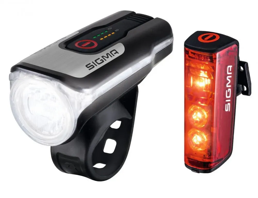 Sigma Akku-Beleuchtungsset AURA 80 USB & BLAZE - 80 Lux StVZO zugelassen Kostenloser Rückversand