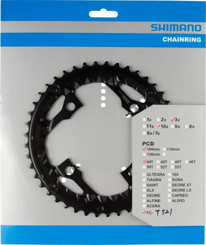 SHIMANO Kettenblatt FC-T521 44 Zähne Kettenblatt - 44 Zähne Direkt Vom Hersteller