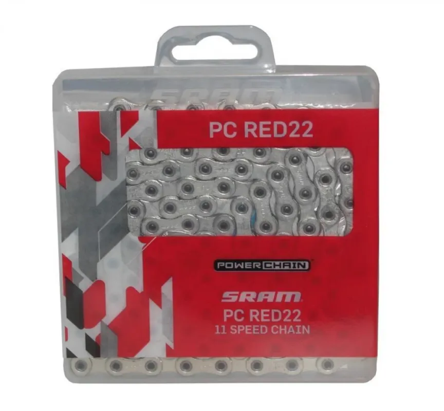 Neuheit SRAM Kette PC RED 22 11-fach, inkl. PowerLock, 114 Glieder - 11-fach