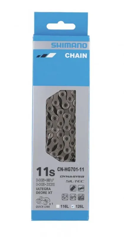 Nur Für Kurze Zeit SHIMANO Kette SLX CN-HG701 11-fach Kette - 126 Glieder mit Kettenschloss