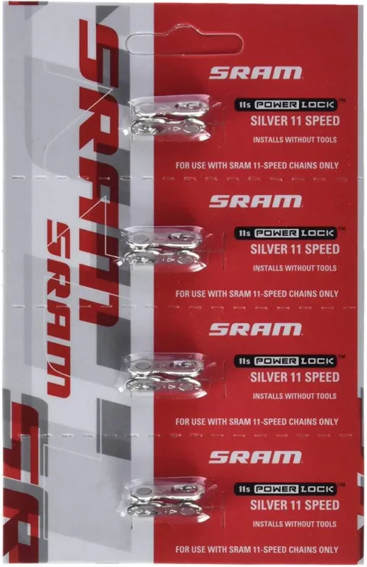 SRAM PowerLock Kettenverschlussglied 11-fach - silber Beliebt