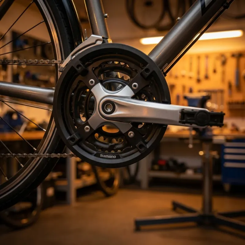 Jetzt Kaufen SHIMANO Kettenschutzring 44 Zähne FC-M430 Kettenschutzring - passend für 44 Zähne Kurbelgarnitur