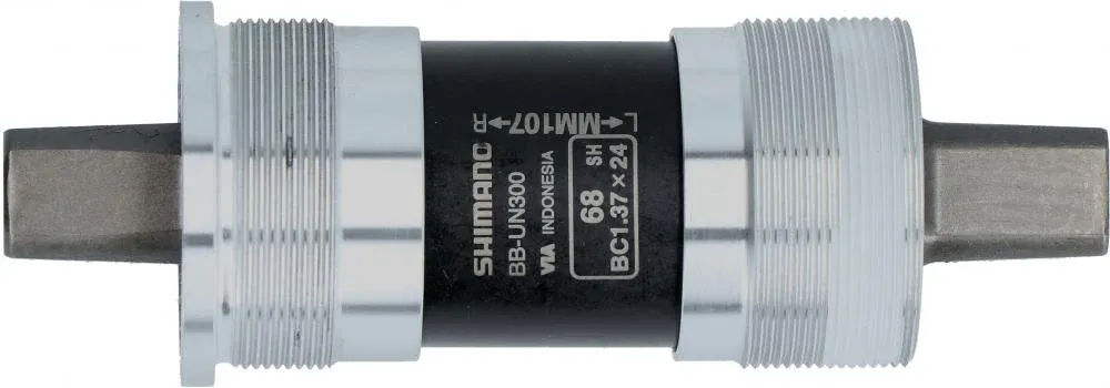 Must-Have SHIMANO Innenlager UN300 68/107mm BSA - zuverlässiges Vierkant-Innenlager für präzisen Antrieb