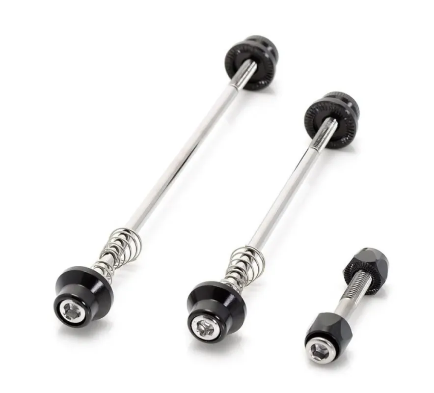 Garantierte Lieferung XLC Schnellspann-Set QR-A01 Innensechskant 5 mm, 3-tlg (VR, HR, Sattel), 115/148 mm, schwarz - Diebstahlschutz, CroMo-Stahl/Alu