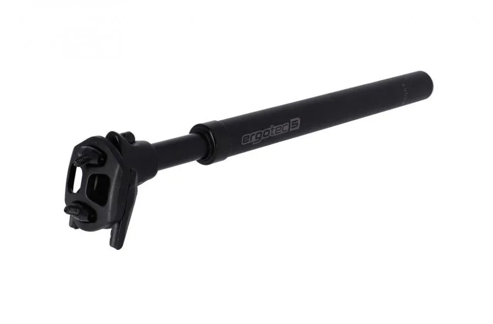 ergotec Federsattelstütze SP-10.0 Alu sw Ø31 - 31.6 mm - 6x350mm 15mm Echt