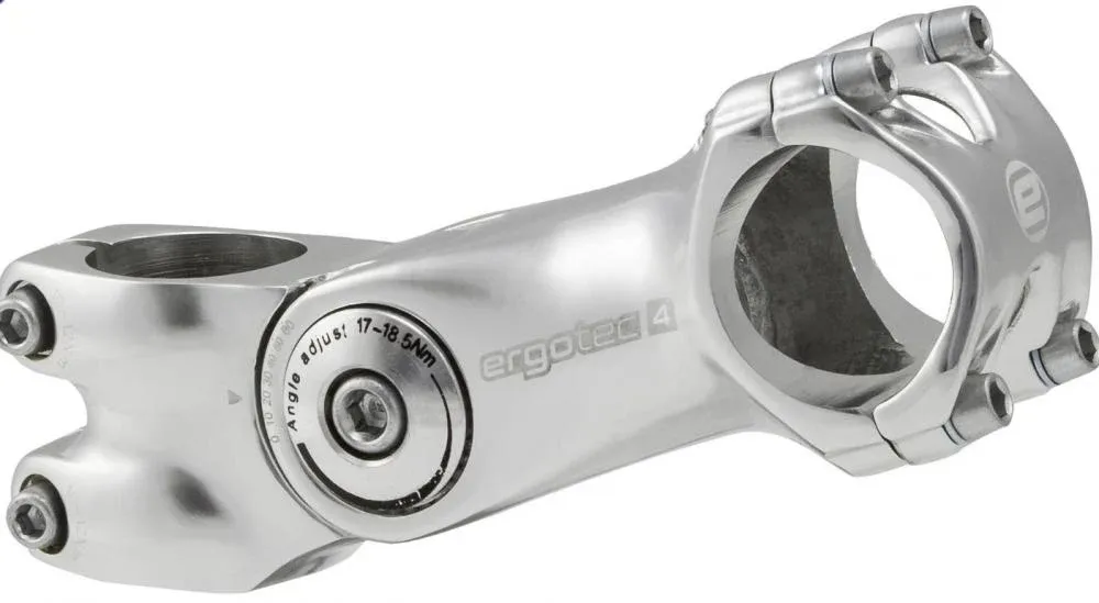 Ergotec Vorbau Octopus 2 Ahead 125 mm silber Level 4 Top-Preis
