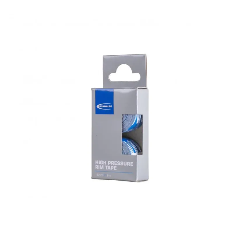Wochenendangebot Schwalbe Felgenband HP 18mm 2er Set - Hochdruck Felgenschutz für Rennrad & MTB