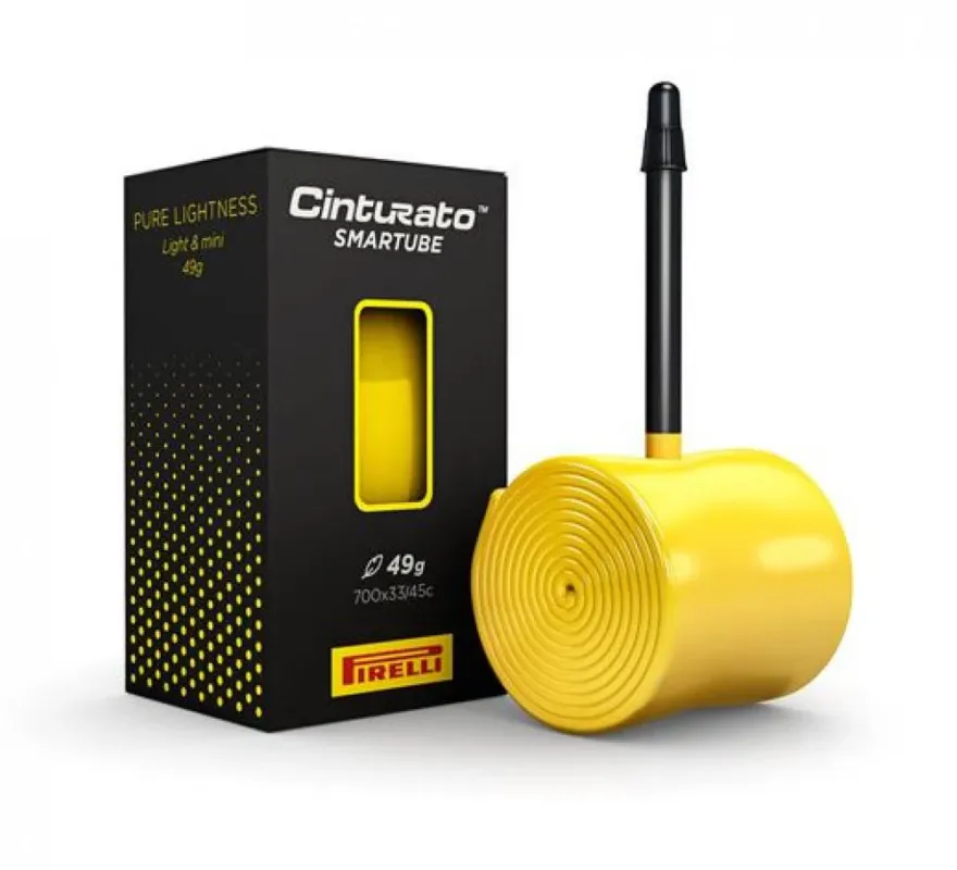 Schnäppchen Pirelli Cinturato SmarTUBE Schlauch 28 Zoll 33-45-622 60 Millimeter SV Presta TPU gelb-schwarzes Ventil Gravel Endurance