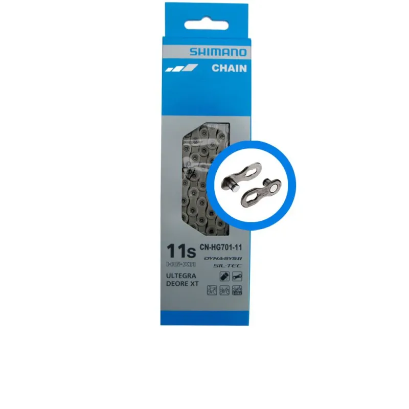 Schneller Versand SHIMANO Kette SLX CN-HG701 11-fach 138 Glieder Kettenschloss Kette - 11-fach Antrieb kompatibel