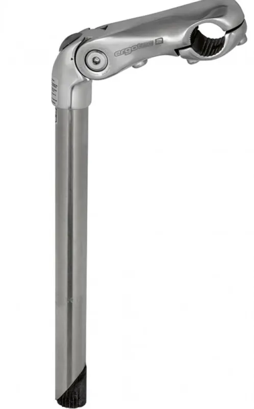 Ergotec Schaftvorbau Kobra Vario Ø 22,2 mm- Für Lenker mit 25,4 mm; 110 mm Edelstahl silber Direktkauf