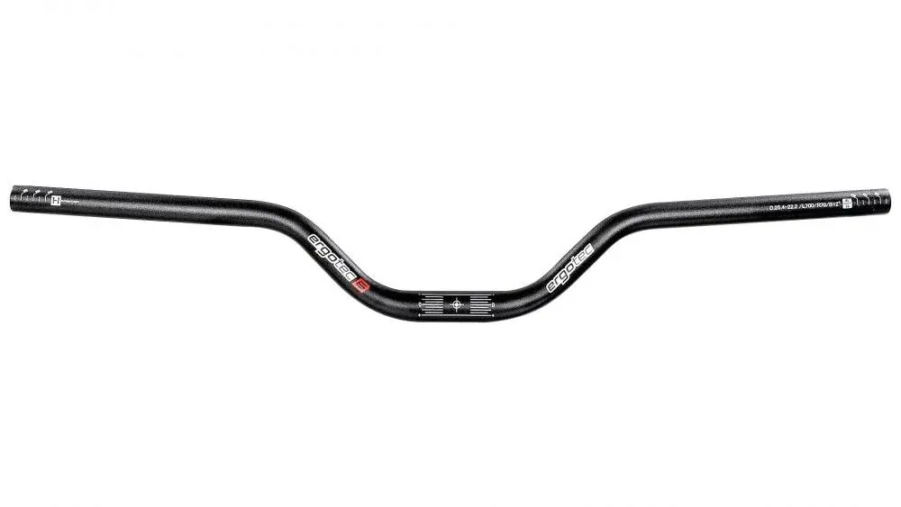 Ergotec Lenkerbügel Riser-Bar Alu Ø 25,4 mm 700 mm schwarz/matt 12° Sonderangebot