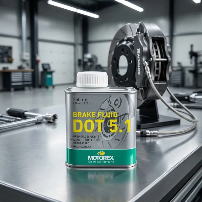 MOTOREX Bremsflüssigkeit BRAKE FLUID DOT 5.1 250 ml - Nasssiedepunkt 180 °C für maximale Sicherheit Kostenloser Rückversand