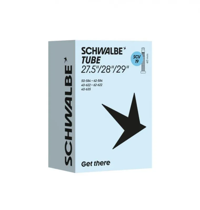 Neue Kollektion Schwalbe SCHLAUCH SCV19 40/62-584/635 40mm 40 - zuverlässiger Fahrradschlauch mit langer Luftstabilität