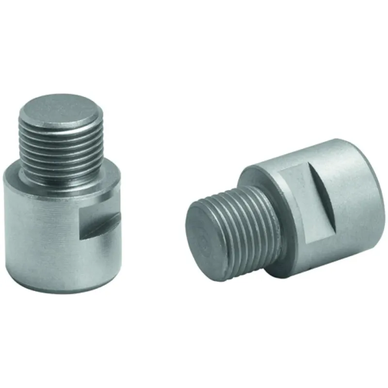 ergotec Humpert Pedal Achsverlängerung Paar silber 18mm 06019001 - Achse Top-Seller