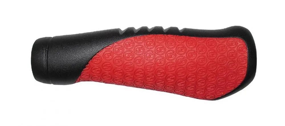 Billig SRAM Comfort Griffe rot-schwarz - 133 mm, ergonomisch, schwarz