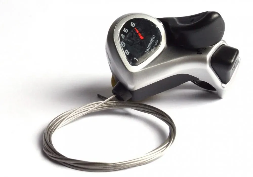 SHIMANO Schalthebel TOURNEY SL-TX50 - 6-fach Daumenschalter für Fahrrad MTB - Schaltbremshebel Top-Preis
