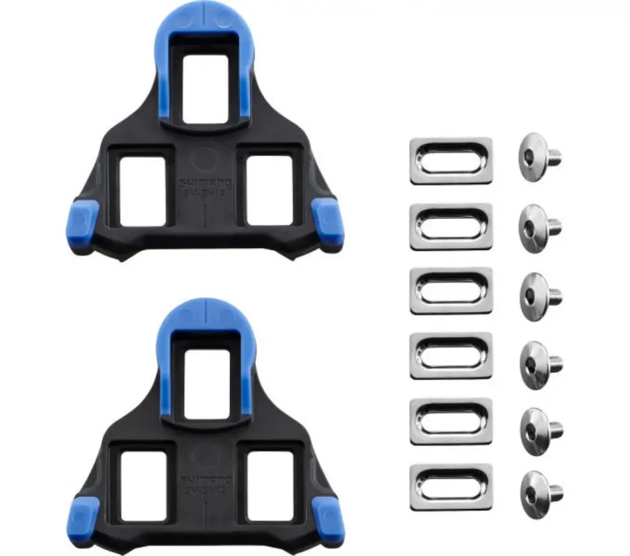 Jetzt Kaufen SHIMANO Schuhplatten SM-SH12 SPD-SL Schuhplatte - fester Frontpunkt, blau