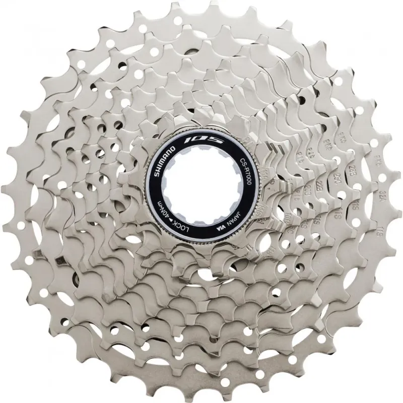 Wochenendangebot SHIMANO Kassette 105 CS-R7000 11-fach 11-32Z Kassette - 11 Ritzel für Rennradantrieb