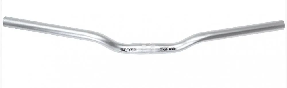 Ergotec Lenker Riser 30 MAS Ø 25,4 mm 590 mm Rise 30 mm 13° silber Geprüft