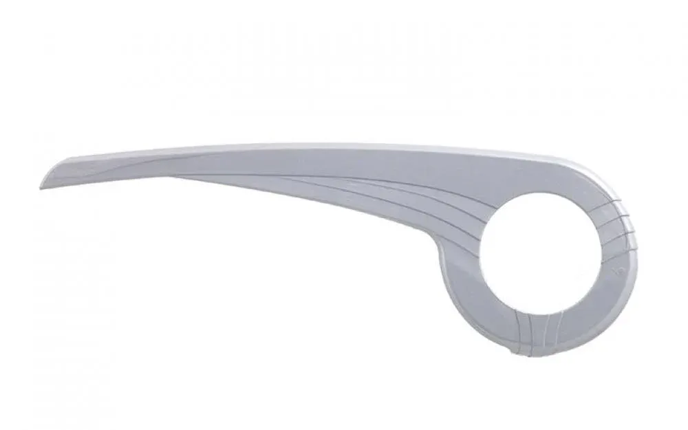 Hebie Chainguard 340 Kettenschutz Silber ABS, für Nabenschaltung bis 33 Zähne, Ø102 mm, 39 cm Beliebt