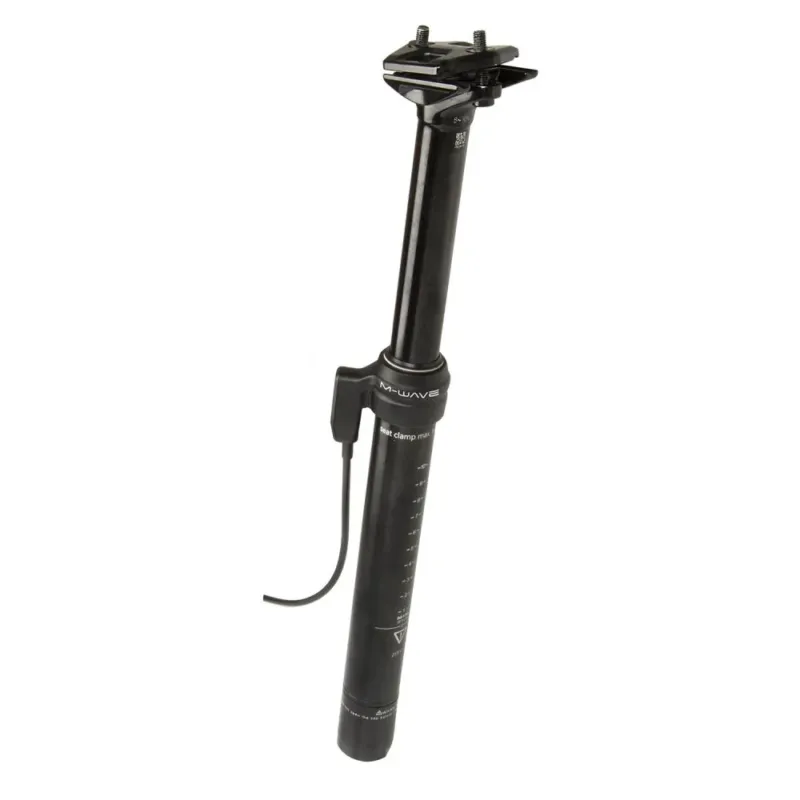 M-WAVE Sattelstütze Levitate Ex 125 ø31.6mm L402 mm mattschwarz Kostenloser Rückversand