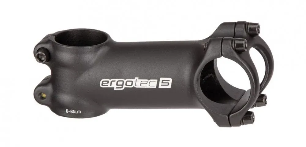 Heißes Angebot Ergotec AHEAD Vorbau Shark Alu schwarz 1 1/8" Ø31,8mm 90mm 7°