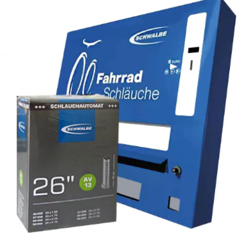 Schwalbe Schlauch AV13 26 Zoll Autoventil 40-62/559 - MTB Fahrradschlauch Zertifiziert