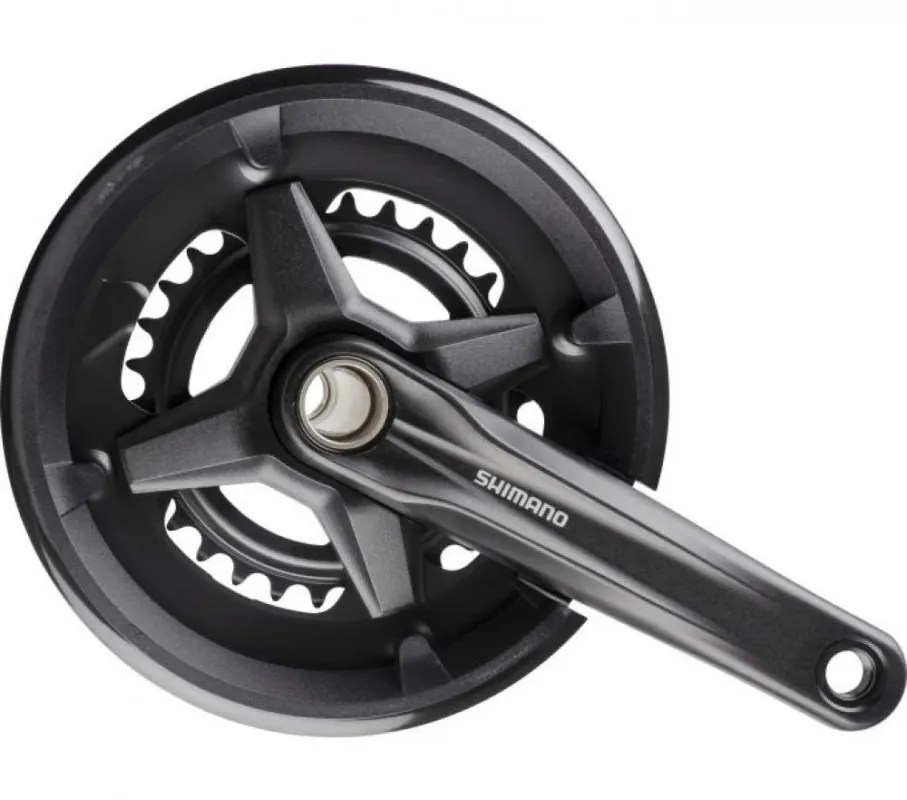 Sofort Bestellen SHIMANO Kurbelgarnitur FC-M210-2 170 mm 46-30 Zähne - zuverlässiger Antrieb für Trekking & City