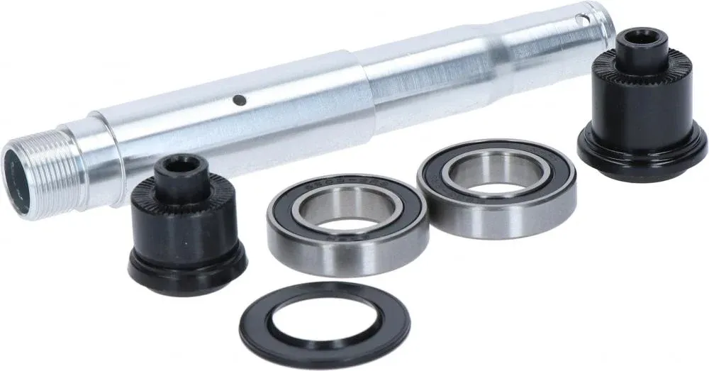 Sale SHIMANO Hohlachse FH-MT401-R 141 mm Komplettkit 141 - zuverlässige Nabenachse für moderne MTB-Laufräder