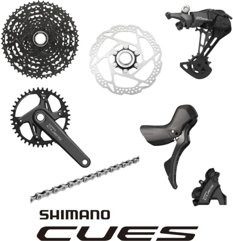 SHIMANO Gruppe CUES (FC-U6040-1) 10/11-fach, Größe 10 - moderne Dropbar-Schaltgruppe Preiswert