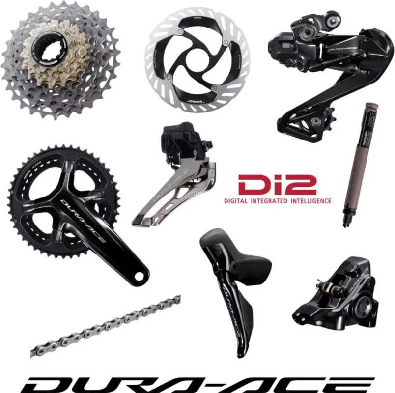 SHIMANO Gruppe Dura Ace Di2 12-fach Powermeter 172,5 mm 52-36 - Top-Performance für Racer Kostenloser Rückversand